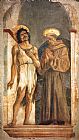 Francis Canvas Paintings - St John the Baptist and St Francis
